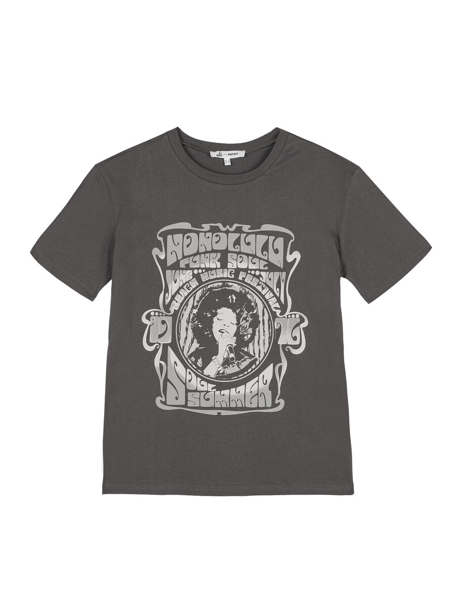 Футболка Koton Shirt, антрацит
Футболка Koton Shirt, антрацит