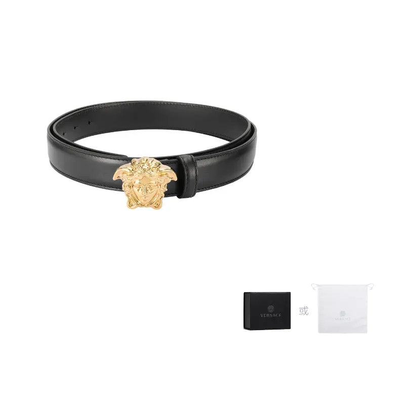 Ремень с пряжкой La Medusa Greca Versace, черный
Ремень с пряжкой La Medusa Greca Versace, черный