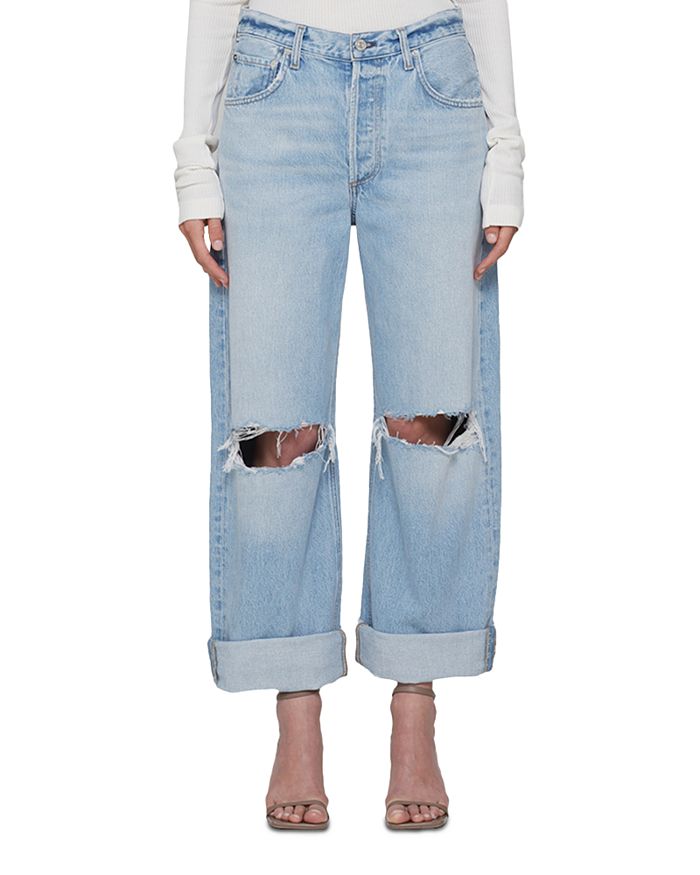 Джинсы Ayla с высокой посадкой и мешковатыми манжетами Citizens of Humanity, синий
Джинсы Ayla с высокой посадкой и мешковатыми манжетами Citizens of Humanity, синий