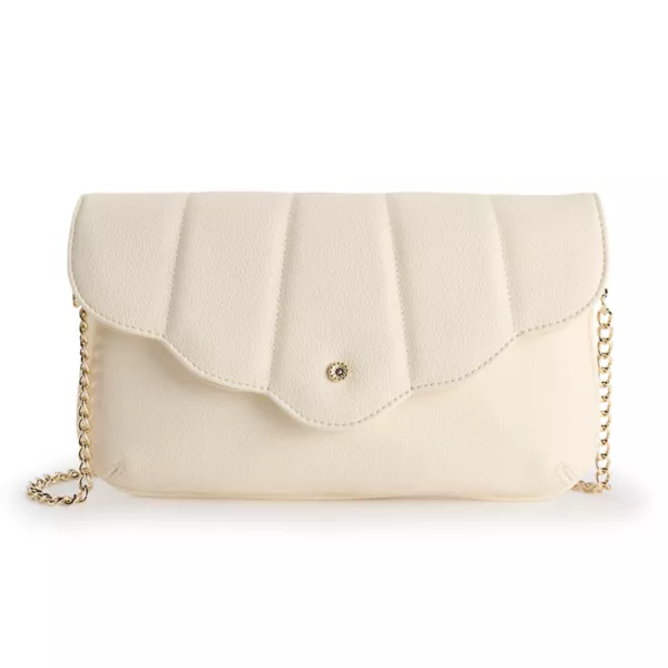 Сумка-кроссбод Suri с клапаном в форме ракушки Lc Lauren Conrad, белый
Сумка-кроссбод Suri с клапаном в форме ракушки Lc Lauren Conrad, белый