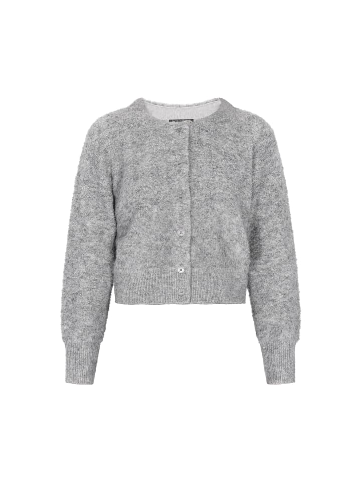 DreiMaster Женский кардиган серого меланжевого цвета
DreiMaster Женский кардиган серого меланжевого цвета