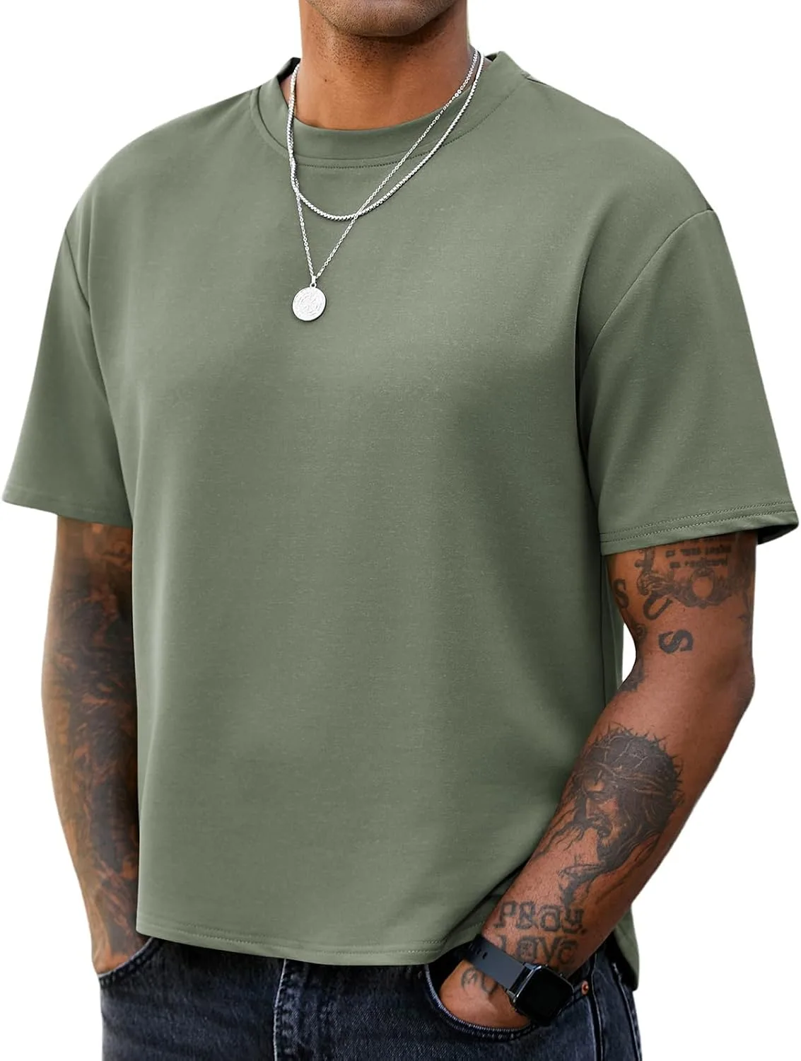 Мужская футболка с коротким рукавом Oversized Loose Fit Drop Shoulder Lexiart
Мужская футболка с коротким рукавом Oversized Loose Fit Drop Shoulder Lexiart