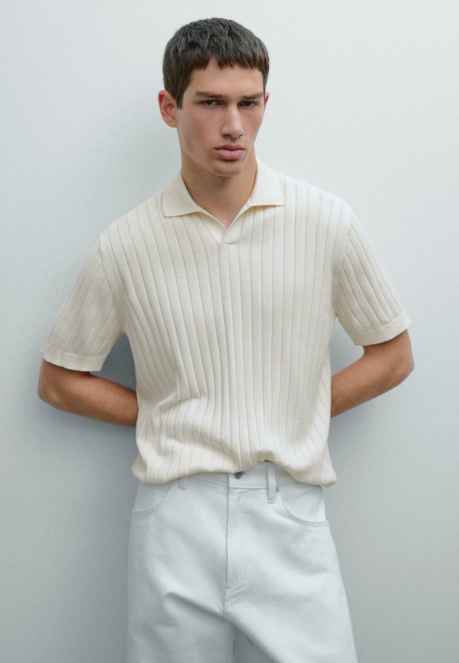 Поло Massimo Dutti RIBBED, White/White
Поло Massimo Dutti RIBBED, White/White
