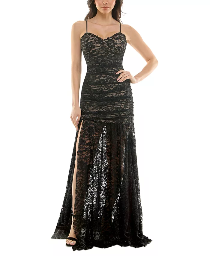 Вечернее платье для подростков без рукавов с кружевной вставкой и пайетками KATIA RAE, черный
Вечернее платье для подростков без рукавов с кружевной вставкой и пайетками KATIA RAE, черный