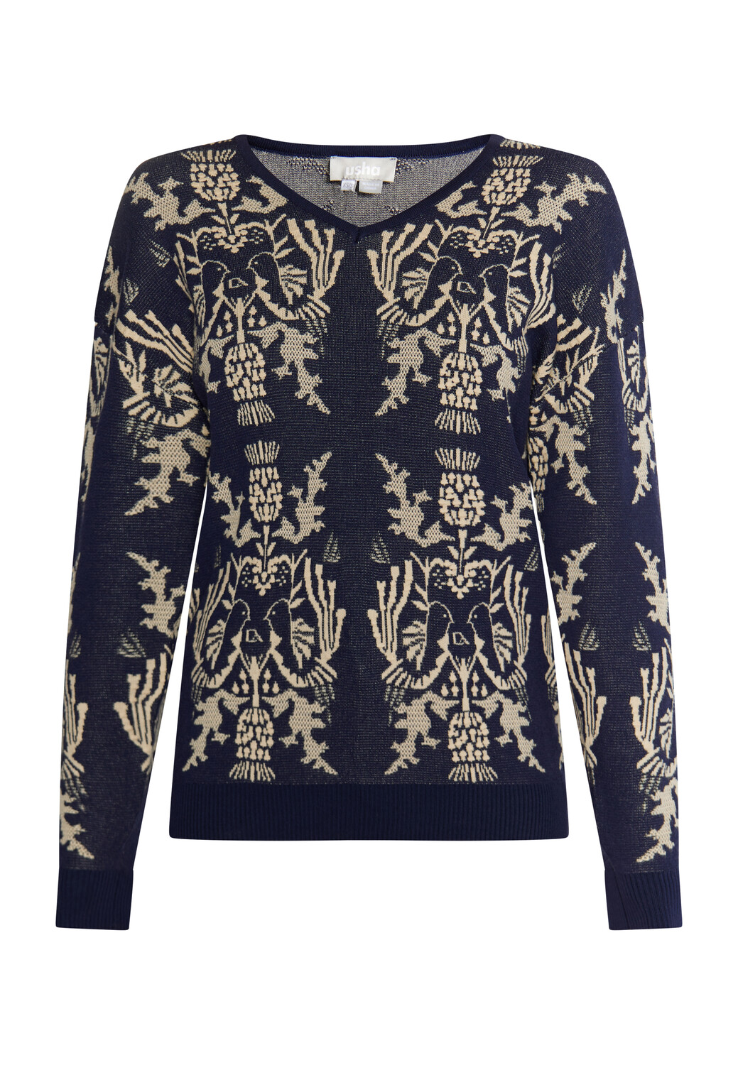 Свитер Usha Strick, цвет Marine Creme 
Свитер Usha Strick, цвет Marine Creme