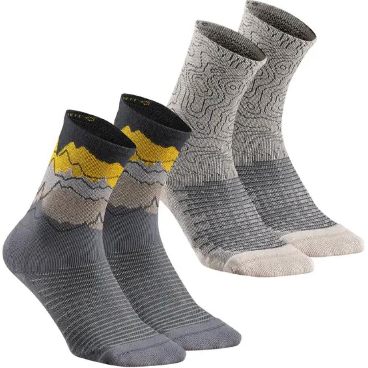 Высокие носки унисекс 2 шт антрацитовый серый DECATHLON
Высокие носки унисекс 2 шт антрацитовый серый DECATHLON