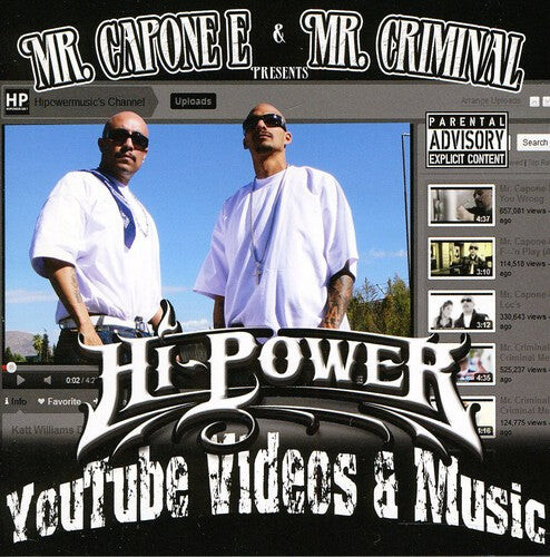 CD диск Mr Capone-E / Mr Criminal: Hipowermusic.Com Videos
CD диск Mr Capone-E / Mr Criminal: Hipowermusic.Com Videos