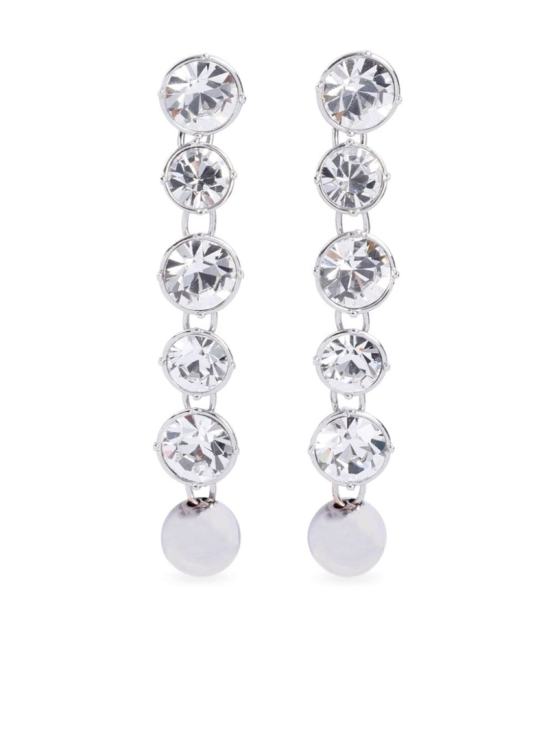 Длинные бриллиантовые серьги Jean Paul Gaultier, серебряный
Длинные бриллиантовые серьги Jean Paul Gaultier, серебряный