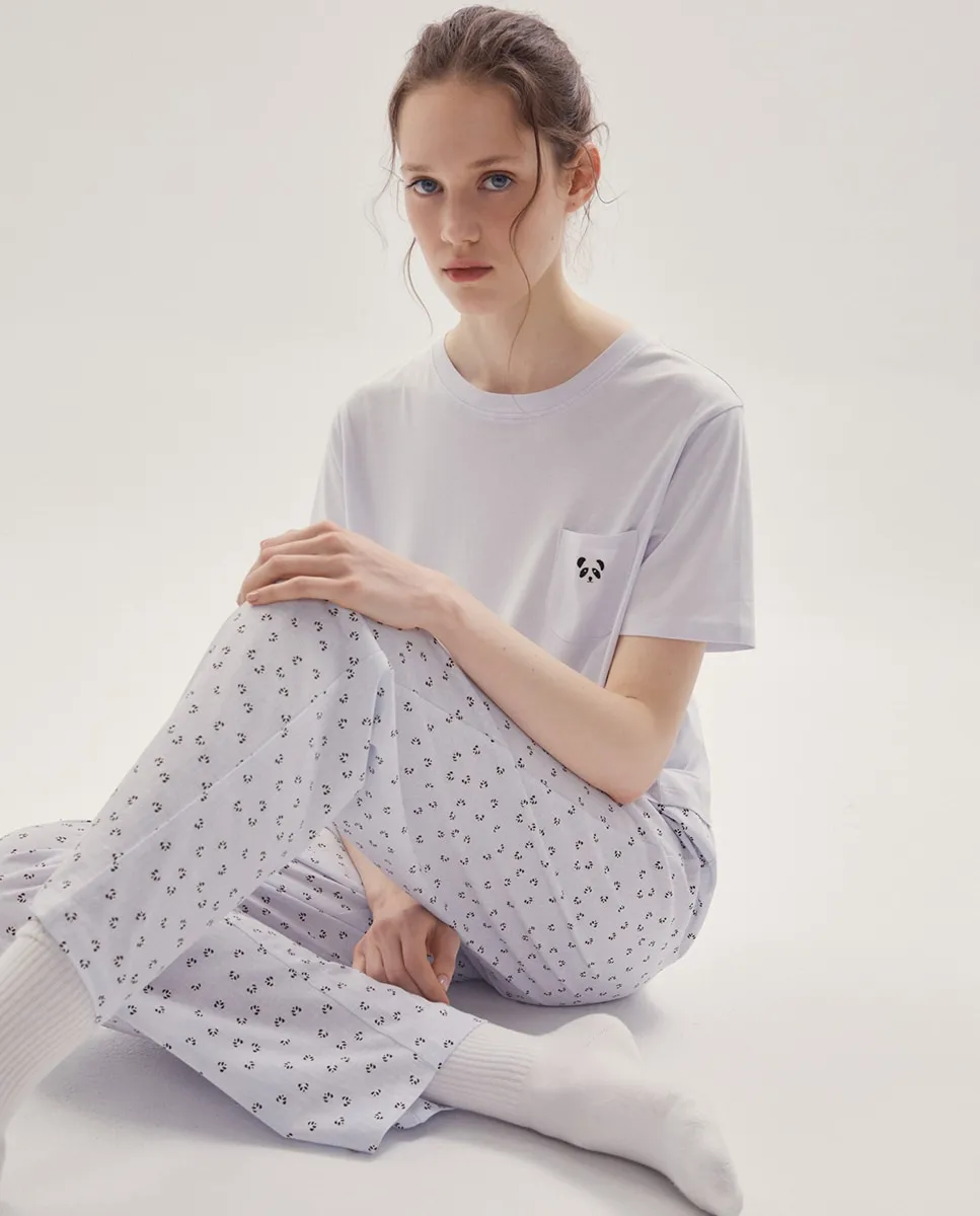 Пижама с принтом и карманом Sfera, светло-голубой
Пижама с принтом и карманом Sfera, светло-голубой