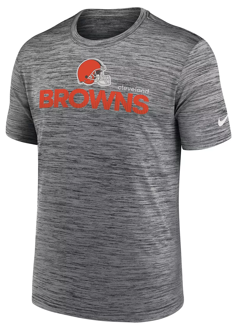 Мужская футболка Nike Cleveland Browns Modern Velocity антрацитового цвета 
Мужская футболка Nike Cleveland Browns Modern Velocity антрацитового цвета