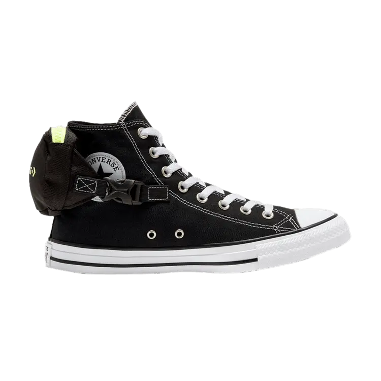 Кроссовки Converse Chuck Taylor All Star Buckle Up High 'Volt Glow', черный 
Кроссовки Converse Chuck Taylor All Star Buckle Up High 'Volt Glow', черный