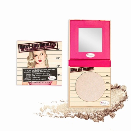Пудровый хайлайтер Mary-Lou Manizer Thebalm
Пудровый хайлайтер Mary-Lou Manizer Thebalm