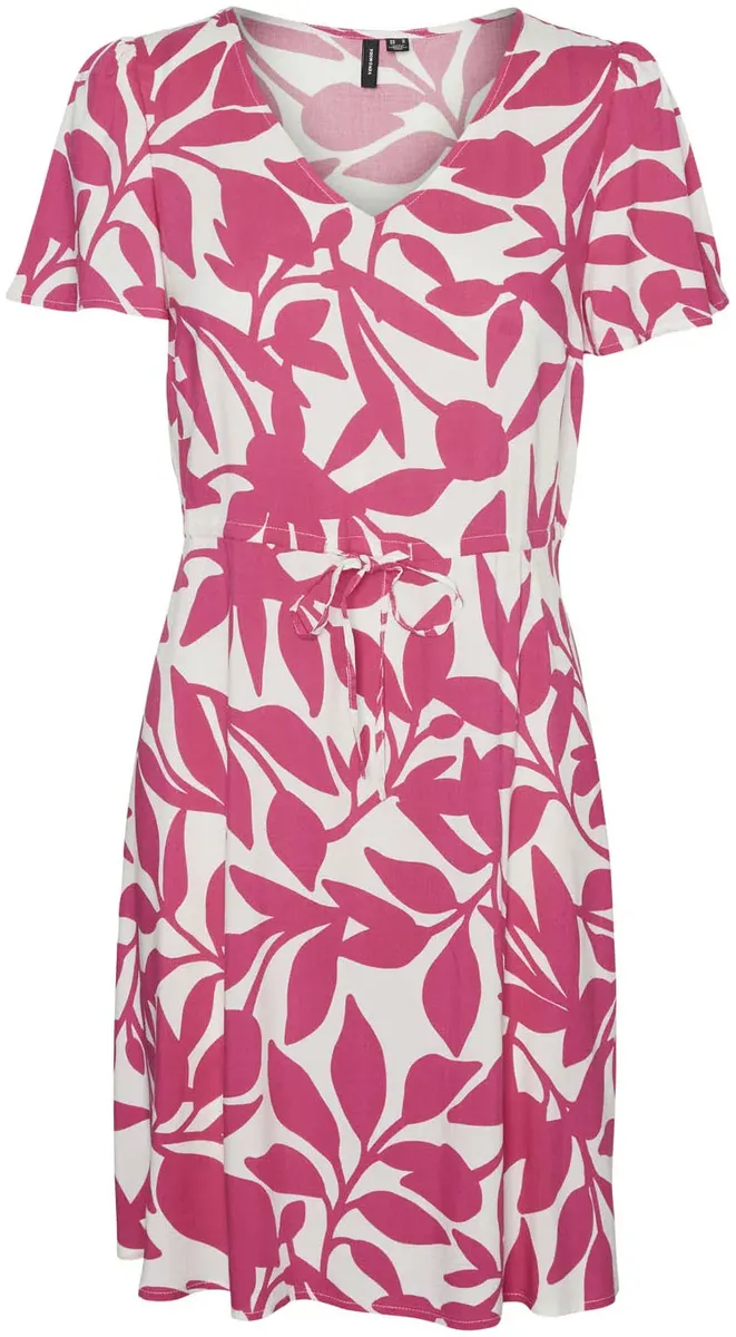 Мини-платье Vero Moda "VMEASY JOY SS SHORT DRESS WVN GA", цвет Snow White Aop:Alisa Pink Yarrow
Мини-платье Vero Moda "VMEASY JOY SS SHORT DRESS WVN GA", цвет Snow White Aop:Alisa Pink Yarrow
