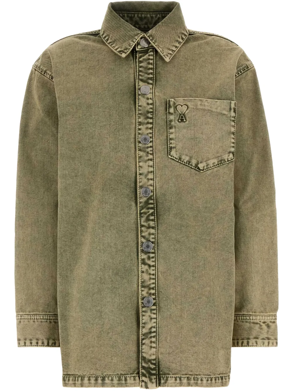 Джинсовая рубашка с монограммой Ami de Coeur AMI Paris, нейтральный
Джинсовая рубашка с монограммой Ami de Coeur AMI Paris, нейтральный