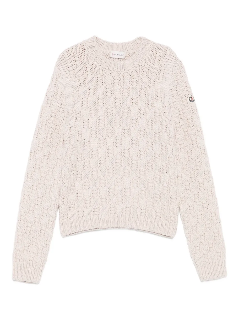 Фактурный шерстяной свитер MONCLER, нейтральный
Фактурный шерстяной свитер MONCLER, нейтральный