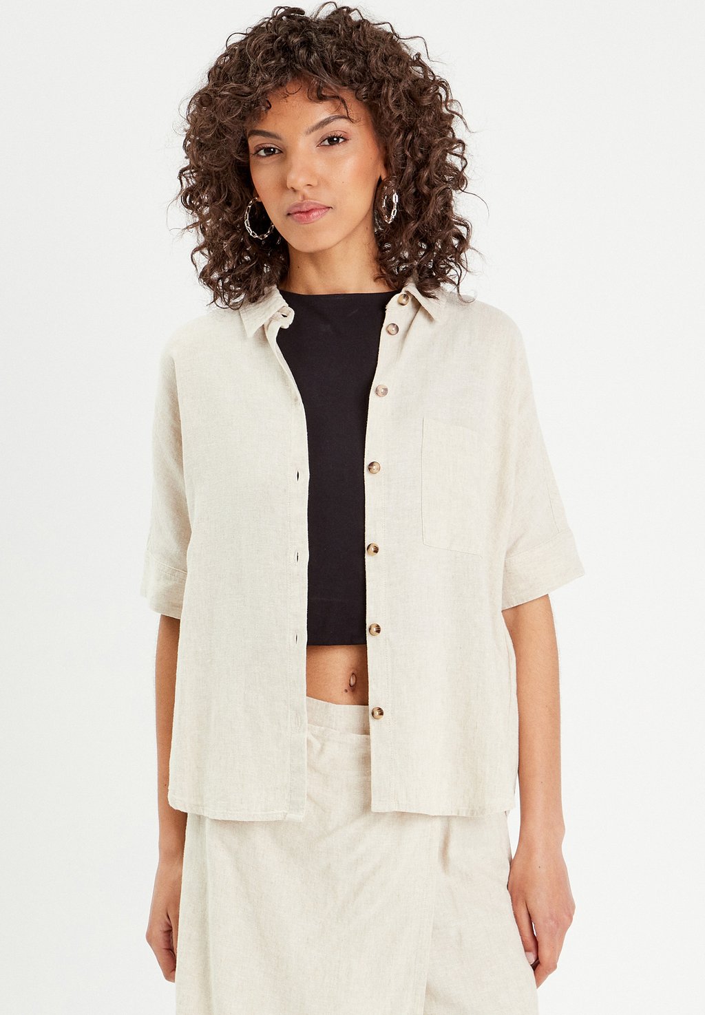 Блузка на пуговицах Cache Cache, бежевый
Блузка на пуговицах Cache Cache, бежевый