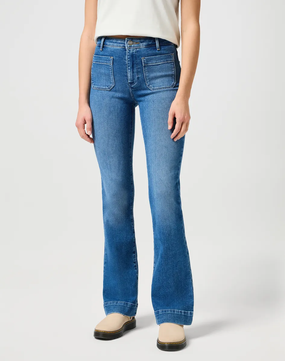 Джинсы Wrangler Bootcut "Flare", ретро-дизайн, с расклешенными штанинами, цвет Raven
Джинсы Wrangler Bootcut "Flare", ретро-дизайн, с расклешенными штанинами, цвет Raven