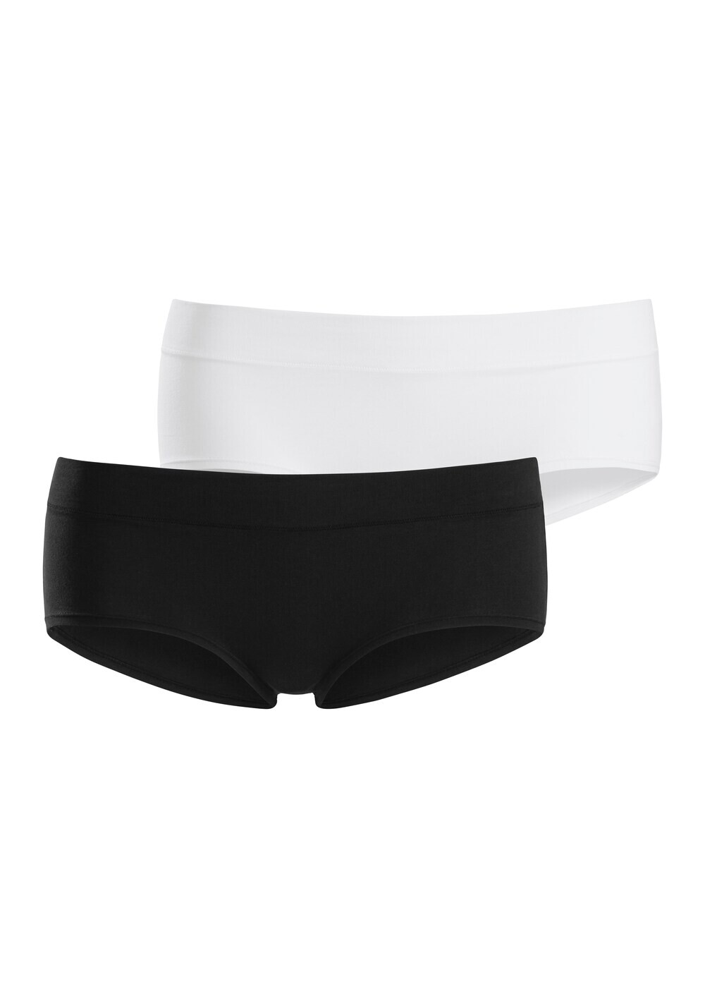Трусы бойшортс LASCANA, черно-белый 
Трусы бойшортс LASCANA, черно-белый