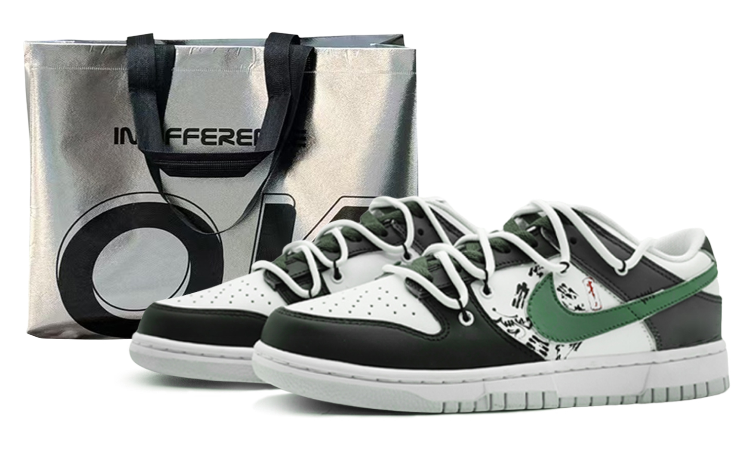 Nike Кроссовки для скейтбординга dunk eight% tai chi 'neutral grey' с амортизацией, износостойкие низкие зеленые для подростков
Nike Кроссовки для скейтбординга dunk eight% tai chi 'neutral grey' с амортизацией, износостойкие низкие зеленые для подростков