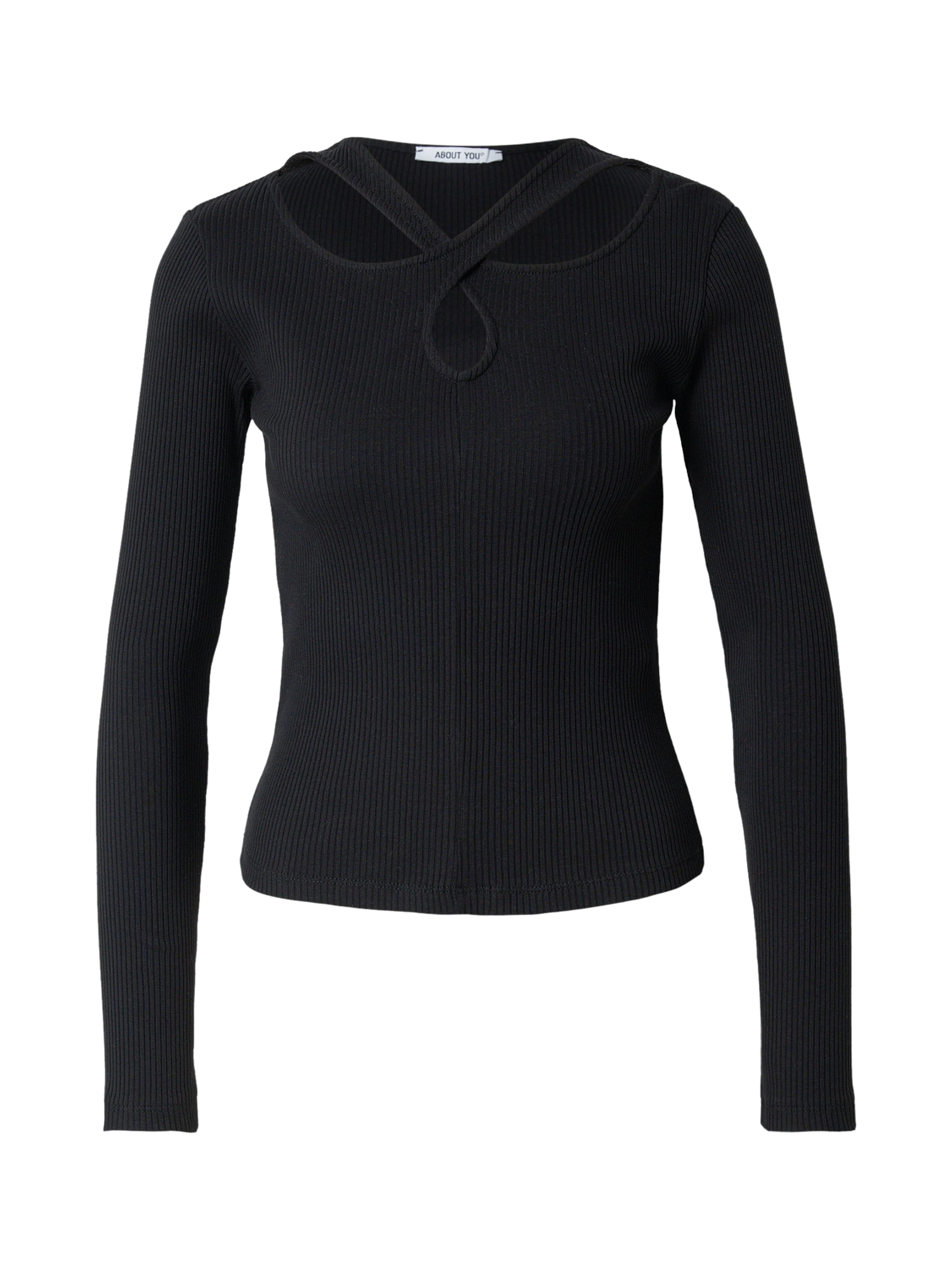 ABOUT YOU Лонгслив 'Delia' в черном цвете
ABOUT YOU Лонгслив 'Delia' в черном цвете