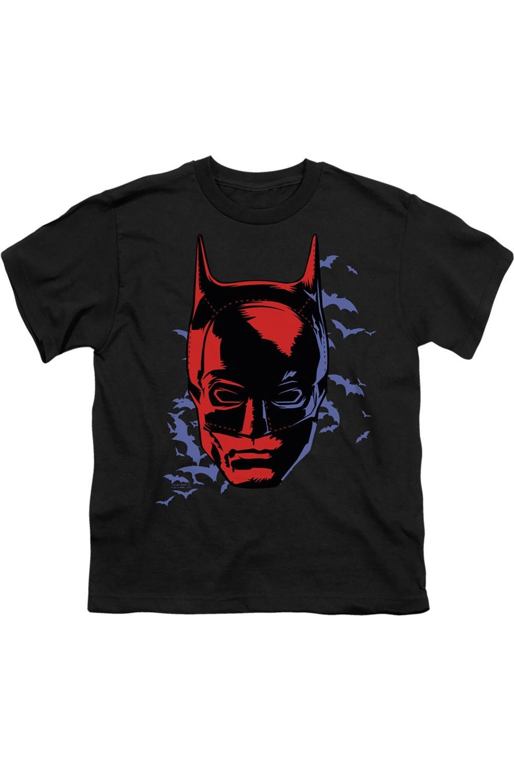 Футболка с коротким рукавом для подростков The Batman Shadowed Headshot Gildan, черный 
Футболка с коротким рукавом для подростков The Batman Shadowed Headshot Gildan, черный