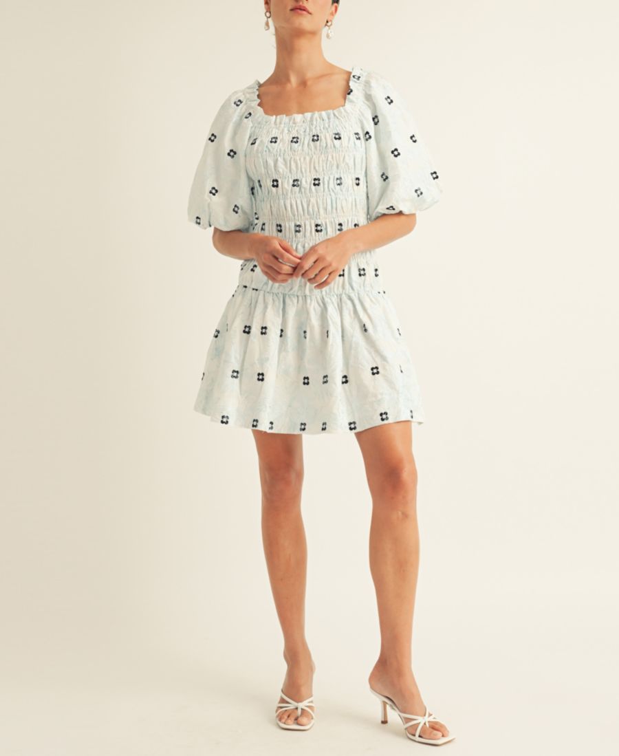 Женское платье Jasmine с присборенными рукавами-фонариками и оборками AROSE STUDIO, INC, Blue Multi
Женское платье Jasmine с присборенными рукавами-фонариками и оборками AROSE STUDIO, INC, Blue Multi