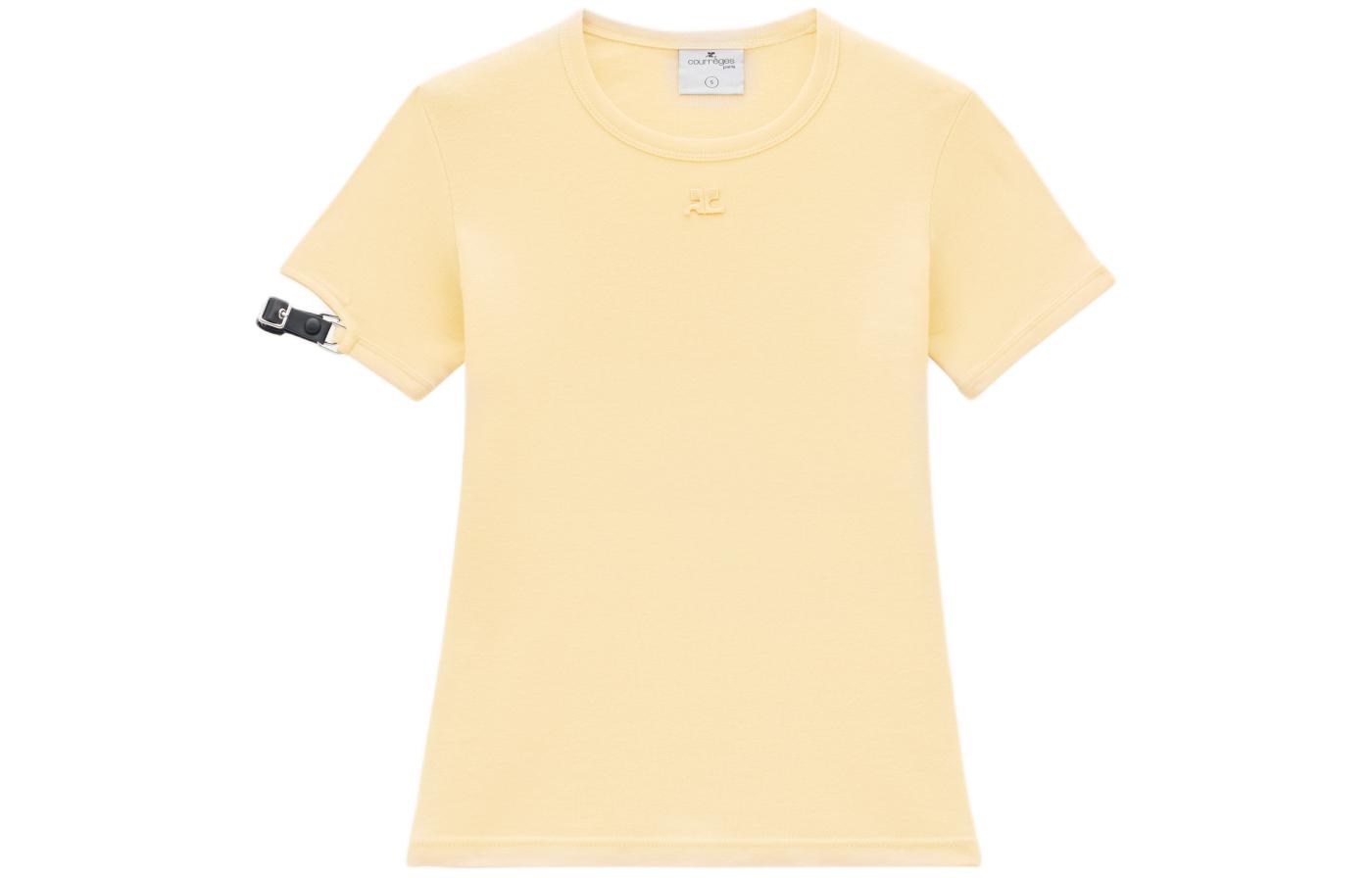 Футболка Courrèges с деталью в виде пряжки COURREGES, розовый
Футболка Courrèges с деталью в виде пряжки COURREGES, розовый