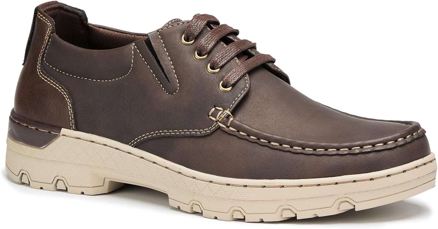 Мужские комфортные повседневные туфли, легкие лоферы без застежек с амортизирующей стелькой для комфорта в течение всего дня, на шнуровке Generic, Coffee
Мужские комфортные повседневные туфли, легкие лоферы без застежек с амортизирующей стелькой для комфорта в течение всего дня, на шнуровке Generic, Coffee