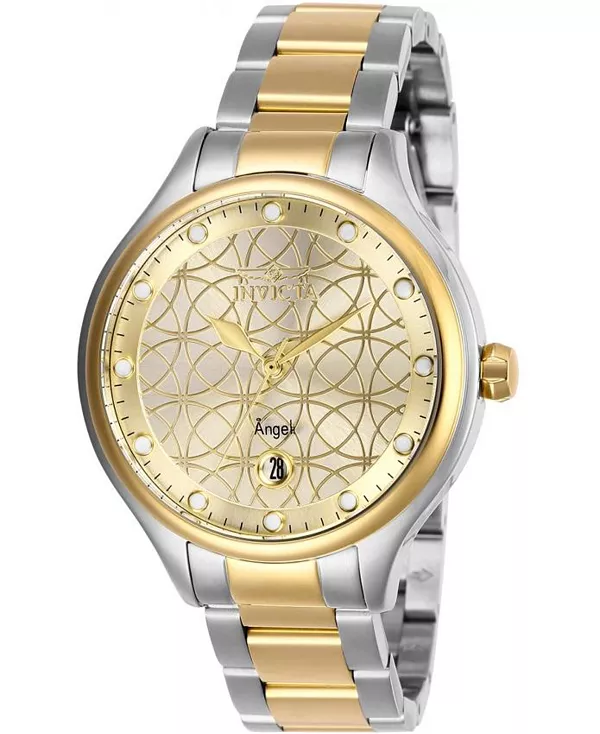 Женские кварцевые часы Angel 27435 с тремя стрелками и золотым циферблатом Invicta, gold
Женские кварцевые часы Angel 27435 с тремя стрелками и золотым циферблатом Invicta, gold