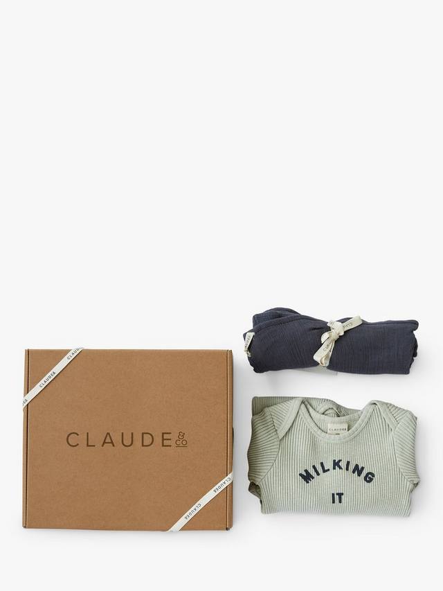 Детское боди из органического хлопка milking it и подарочный набор из муслина Claude & Co, цвет Pistachio/Midnight
Детское боди из органического хлопка milking it и подарочный набор из муслина Claude & Co, цвет Pistachio/Midnight
