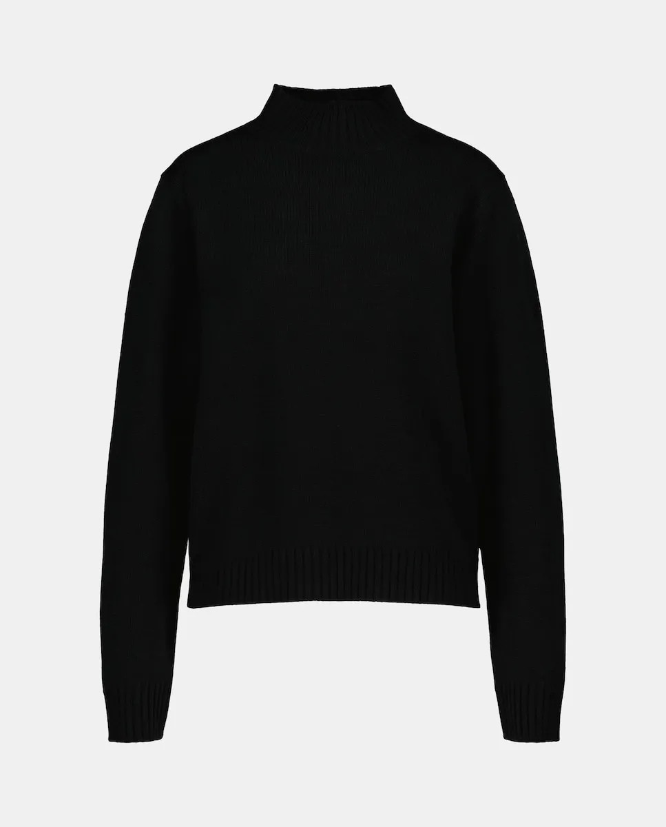 Женский однотонный свитер с высоким воротником Easy Wear, черный
Женский однотонный свитер с высоким воротником Easy Wear, черный