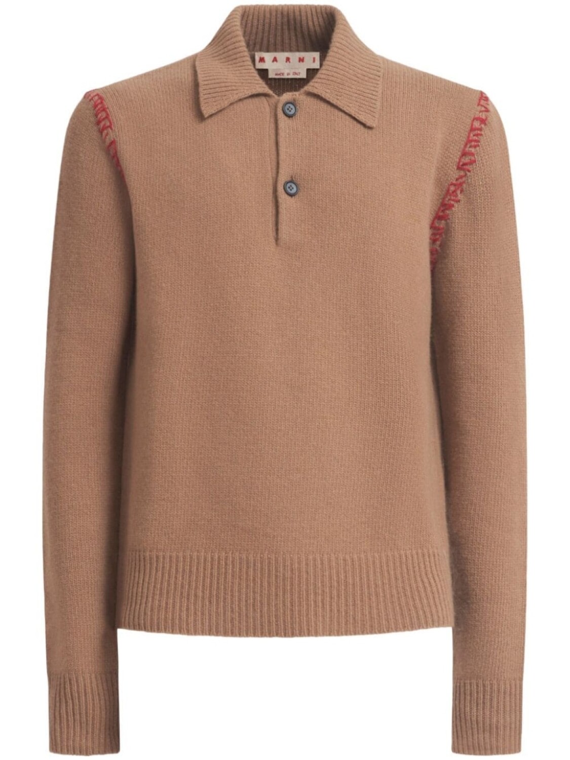 Marni трикотажная рубашка поло, коричневый
Marni трикотажная рубашка поло, коричневый