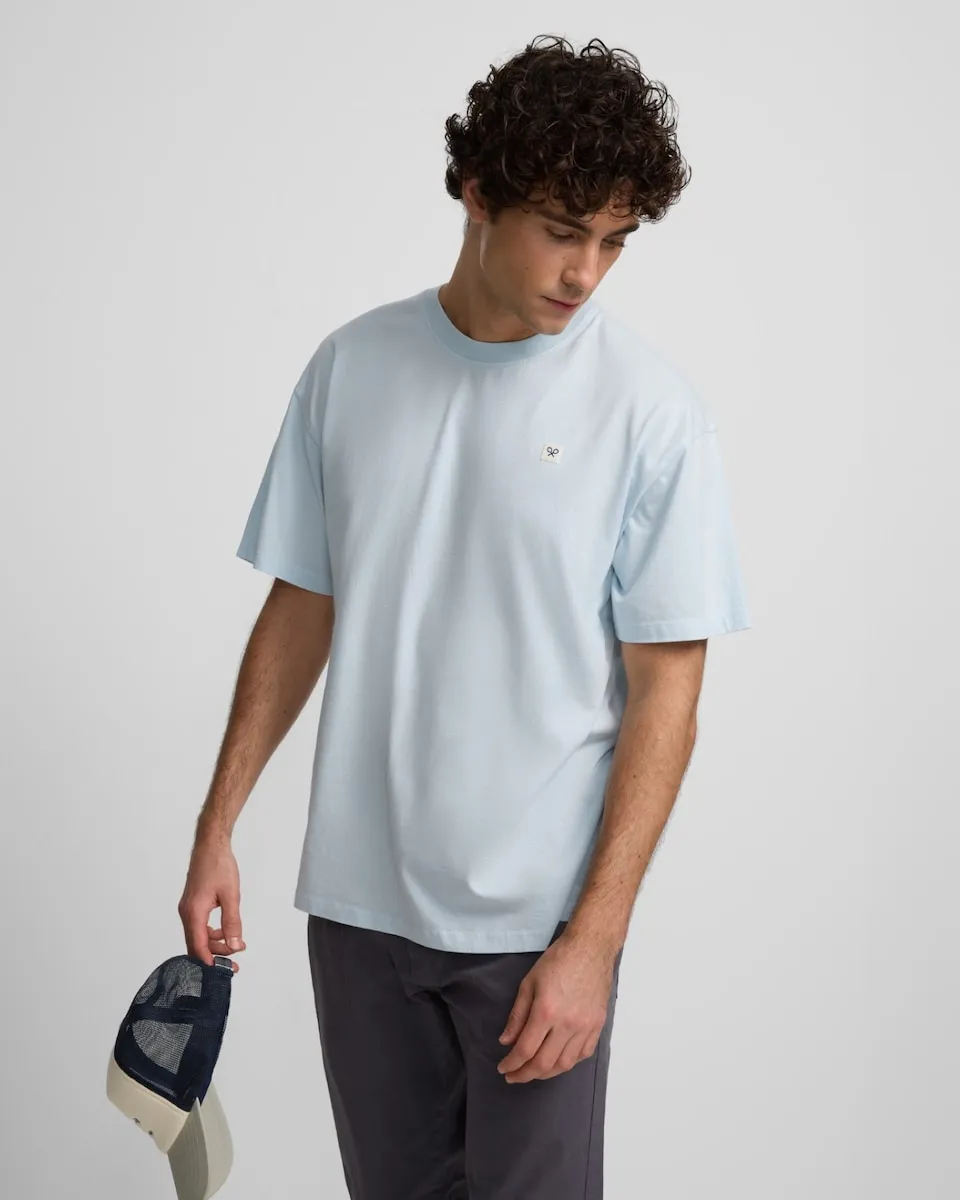 Футболка мужская с простым мини-шевроном светло-голубого цвета Silbon
Футболка мужская с простым мини-шевроном светло-голубого цвета Silbon