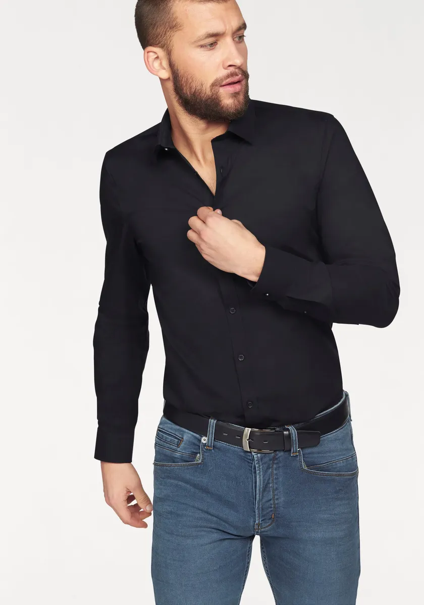 Деловая рубашка OLYMP "№. Шесть супертонких", легко гладится, черный
Деловая рубашка OLYMP "№. Шесть супертонких", легко гладится, черный