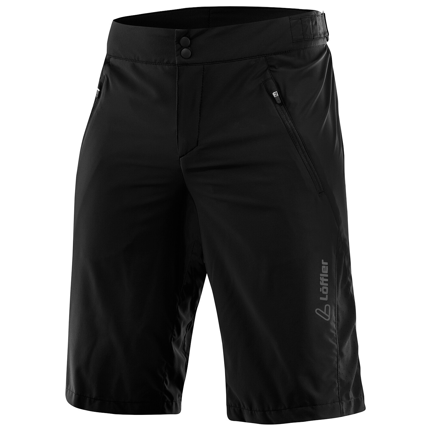 Велосипедные шорты Löffler Bike Shorts Grvl E Assl, черный 
Велосипедные шорты Löffler Bike Shorts Grvl E Assl, черный