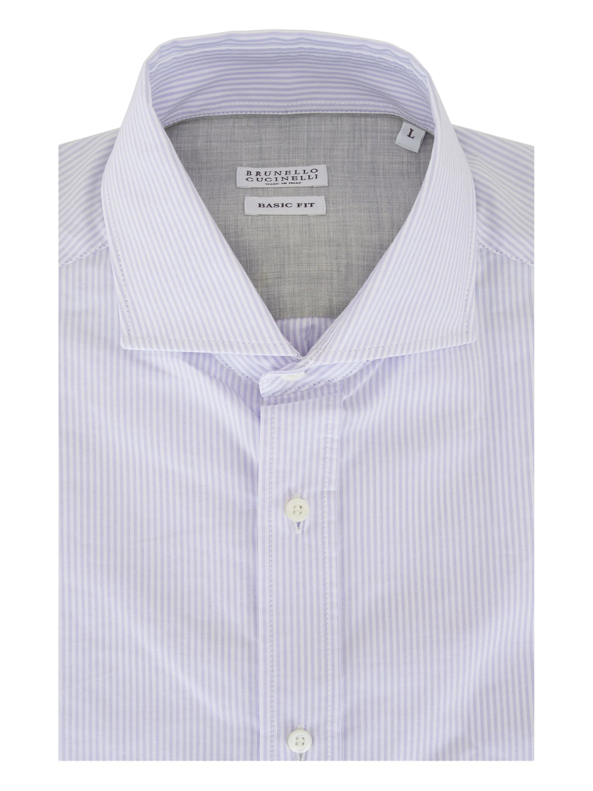Рубашка в полоску Brunello Cucinelli, фиолетовый
Рубашка в полоску Brunello Cucinelli, фиолетовый
