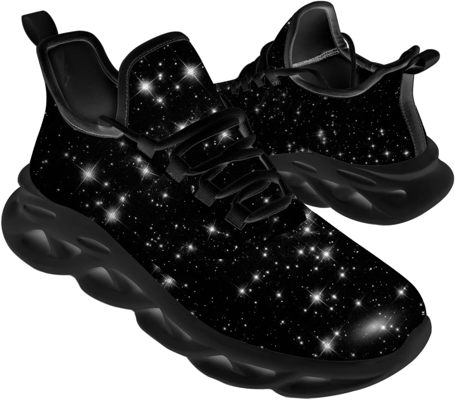 Кроссовки Ciadoon Galaxy для мужчин и женщин, для бега по дорогам, нескользящие, для ходьбы, тенниса, кросс-тренинга, идеальные в подарок, черный
Кроссовки Ciadoon Galaxy для мужчин и женщин, для бега по дорогам, нескользящие, для ходьбы, тенниса, кросс-тренинга, идеальные в подарок, черный