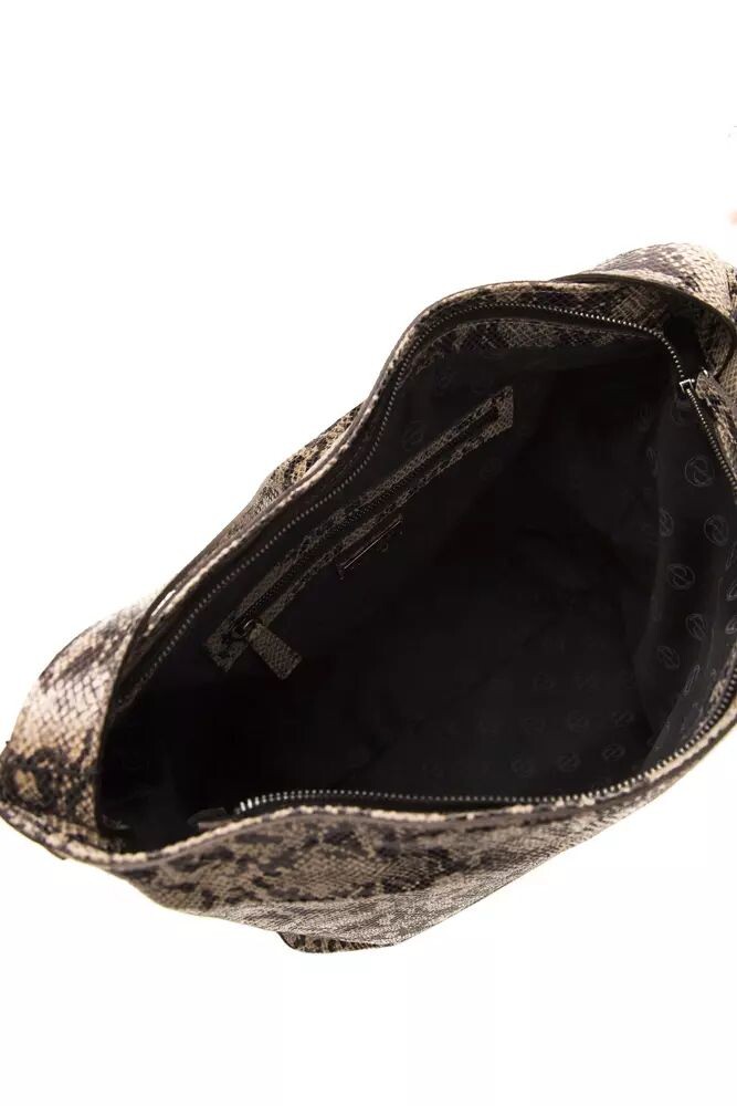 Pompei Donatella Элегантная женская кожаная сумка через плечо с принтом питона, коричневый
Pompei Donatella Элегантная женская кожаная сумка через плечо с принтом питона, коричневый