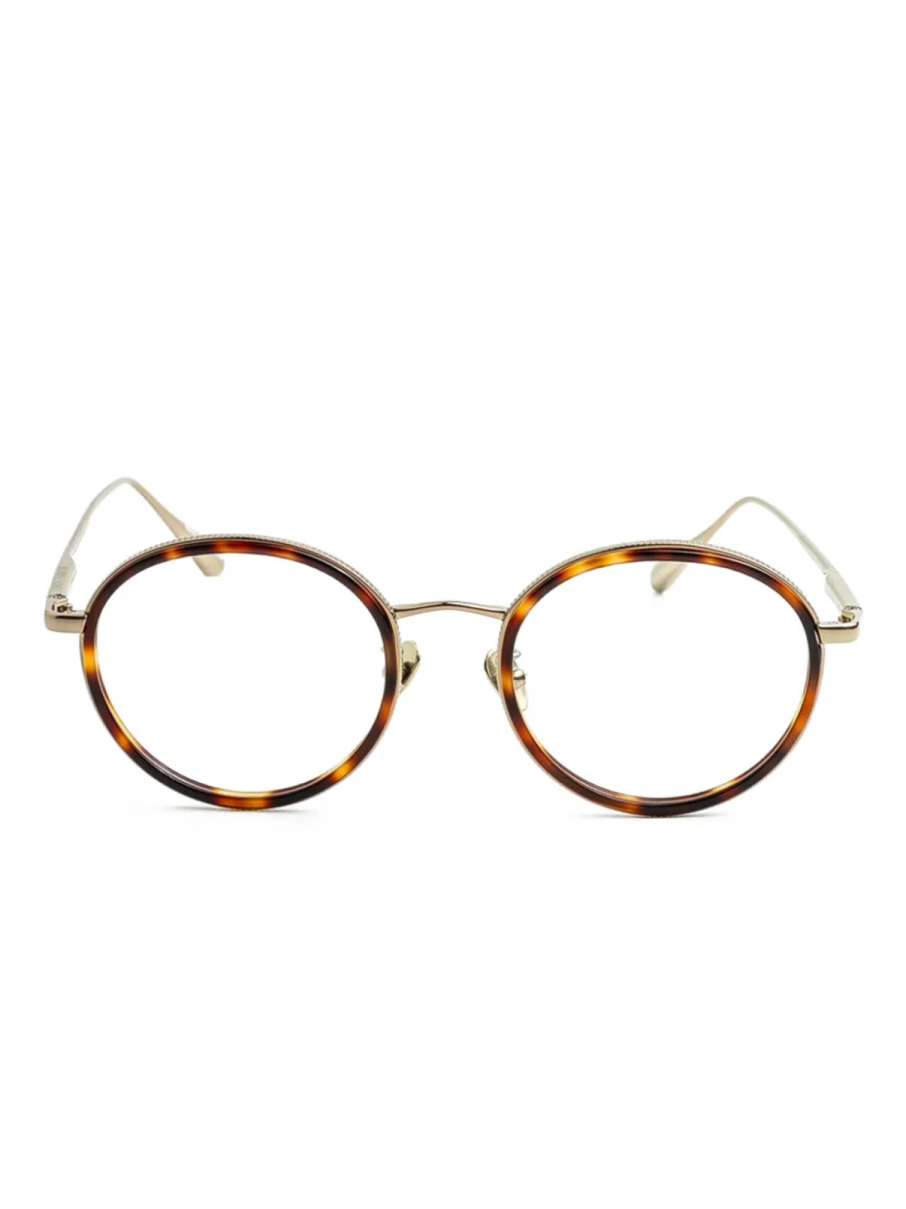 Очки в круглой оправе Linda Farrow, коричневый 
Очки в круглой оправе Linda Farrow, коричневый