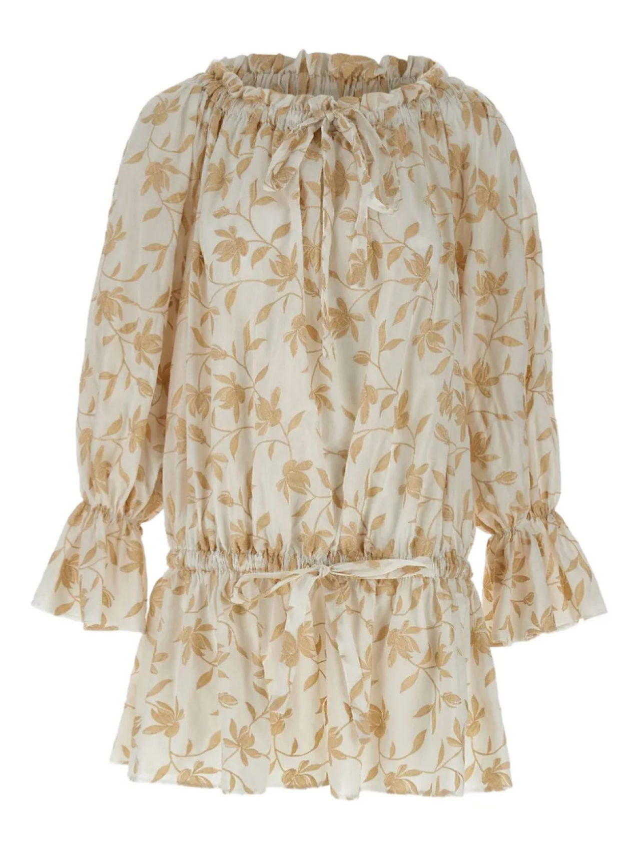 Платье мини Les Filles d'Eva с цветочной вышивкой, нейтральный
Платье мини Les Filles d'Eva с цветочной вышивкой, нейтральный