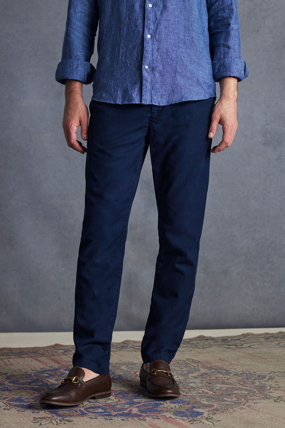 Брюки из льна премиум класса на завязках Next, синий
Брюки из льна премиум класса на завязках Next, синий