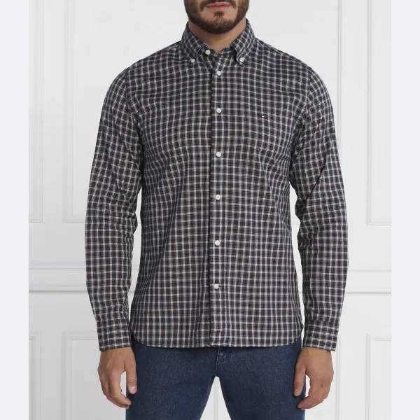 Нат. рубашка мягкий гибкий мини-тартан RF стандартной посадки Tommy Hilfiger, бургунди
Нат. рубашка мягкий гибкий мини-тартан RF стандартной посадки Tommy Hilfiger, бургунди