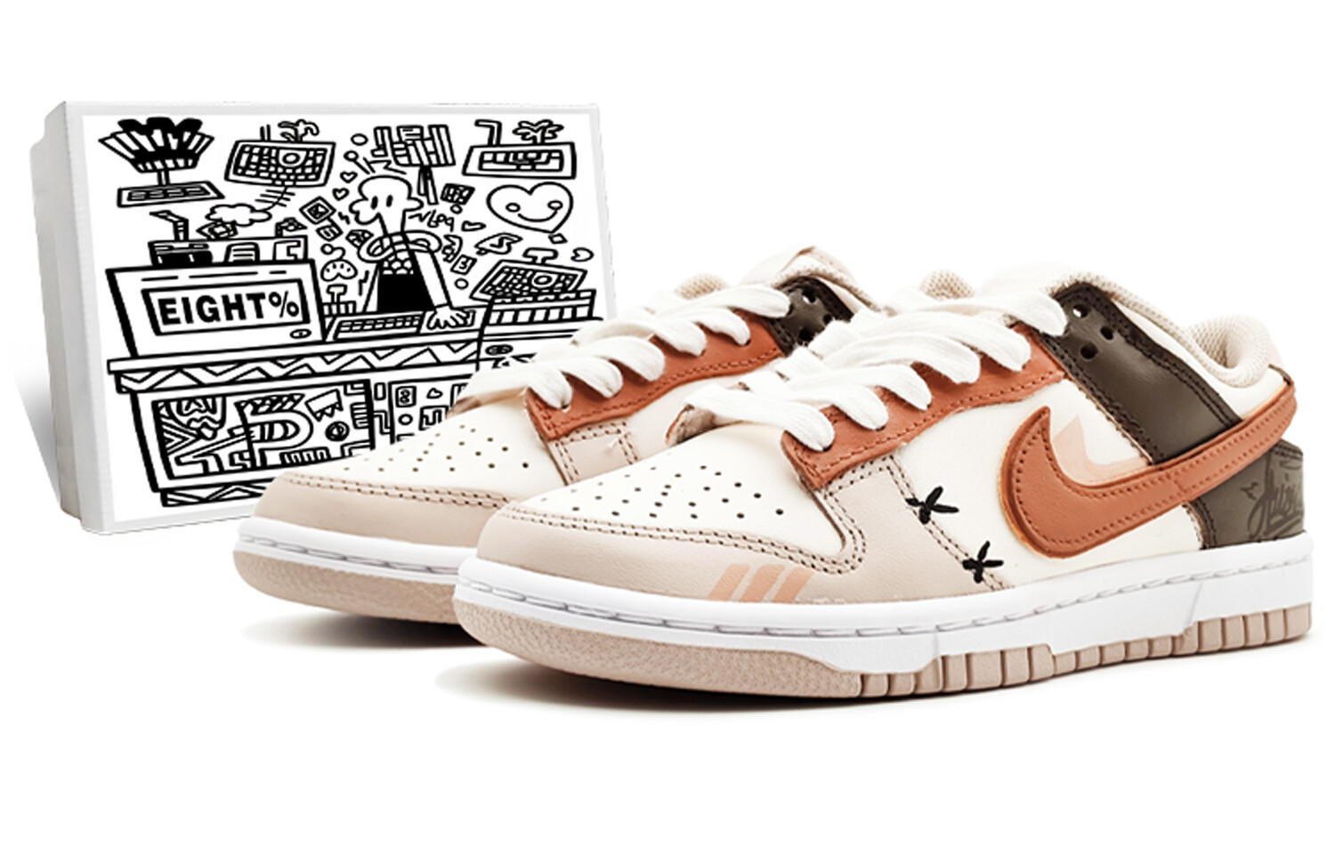 Кроссовки Nike Dunk Skateboarding Shoes Women's Low-top Beige/brown, светло-желтый
Кроссовки Nike Dunk Skateboarding Shoes Women's Low-top Beige/brown, светло-желтый