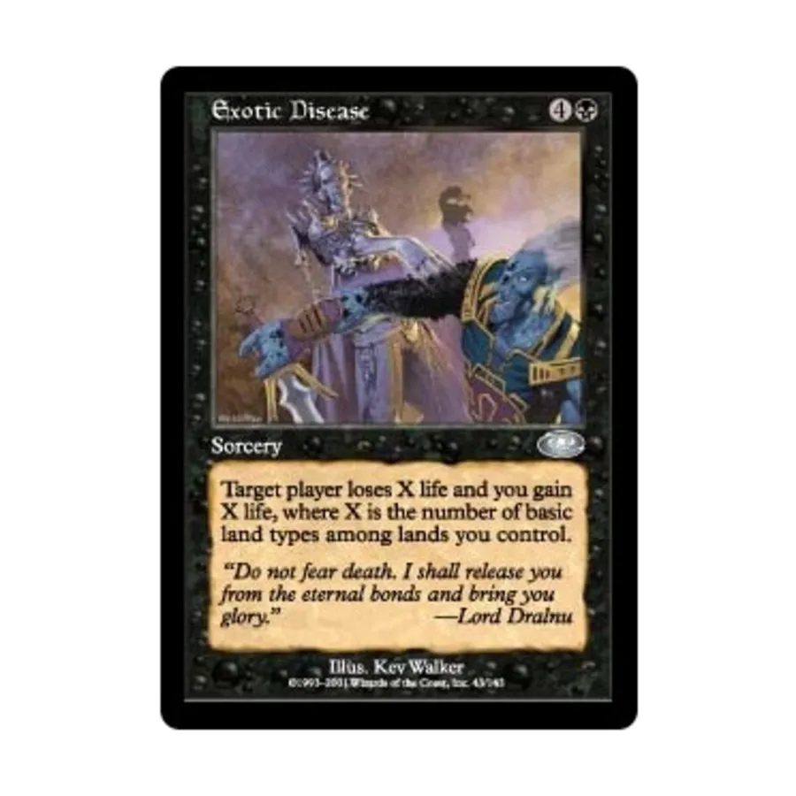 CCG Экзотическая болезнь (U), MTG - Planeshift
CCG Экзотическая болезнь (U), MTG - Planeshift