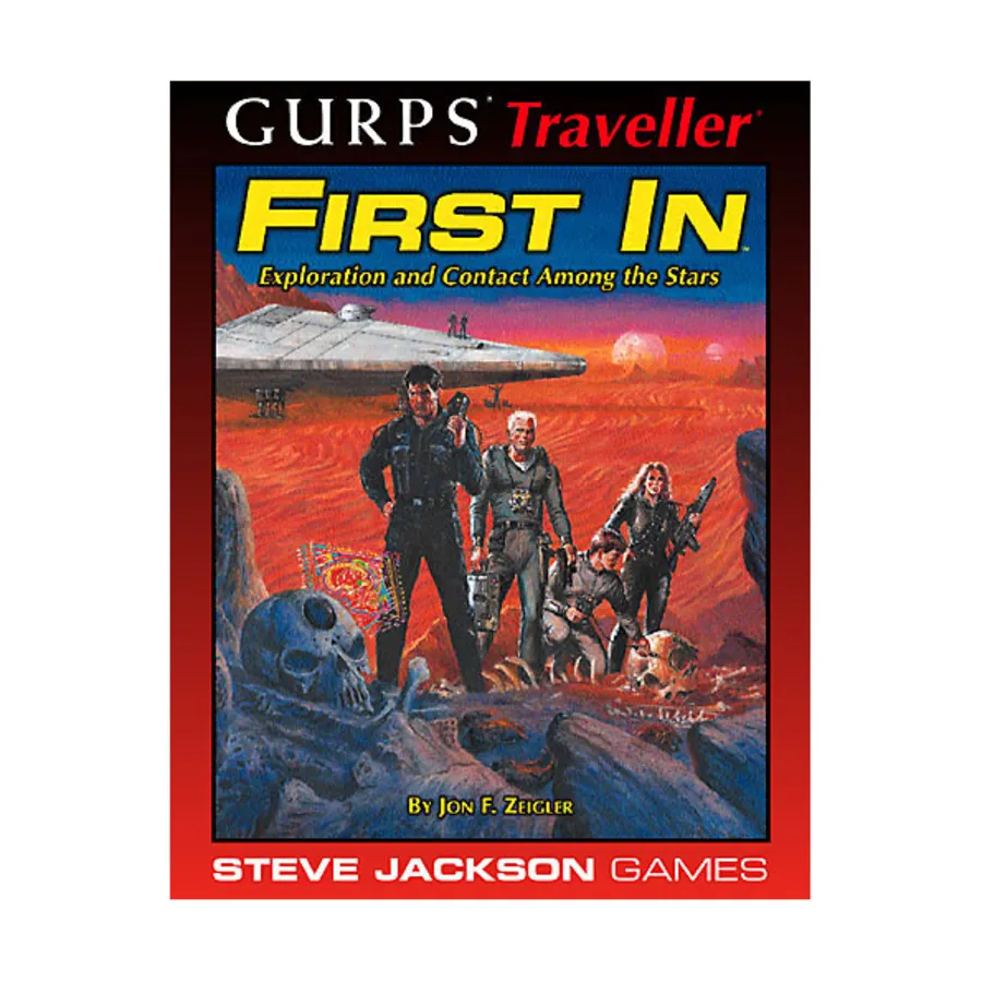 First In, Traveller (GURPS 1st-3rd Edition) (Steve Jackson Games), мягкая обложка
First In, Traveller (GURPS 1st-3rd Edition) (Steve Jackson Games), мягкая обложка