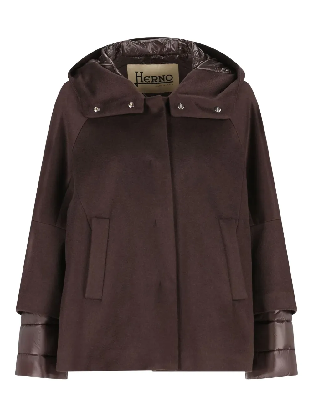 Куртка с капюшоном и вставками Herno, коричневый
Куртка с капюшоном и вставками Herno, коричневый