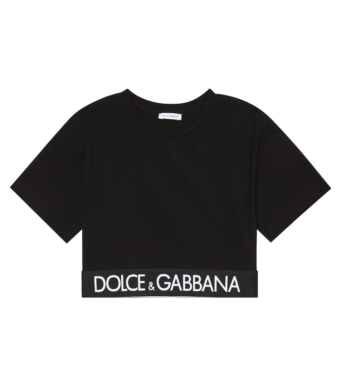 Футболка из смесового хлопка с логотипом Dolce&Gabbana, черный
Футболка из смесового хлопка с логотипом Dolce&Gabbana, черный