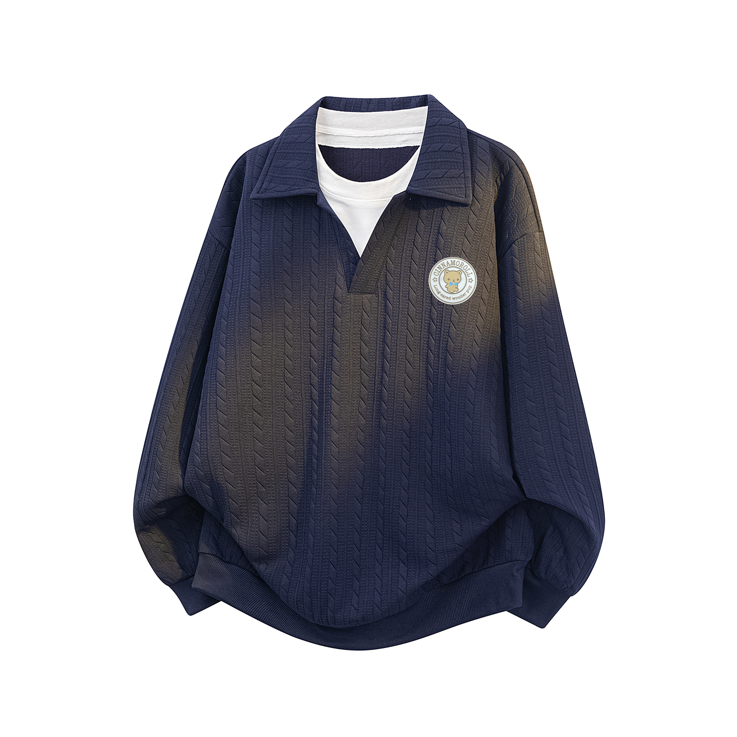 Sanrio Вязаная одежда с изображением собаки Югуи из мультфильма «Синнаморолл» (унисекс)
Sanrio Вязаная одежда с изображением собаки Югуи из мультфильма «Синнаморолл» (унисекс)