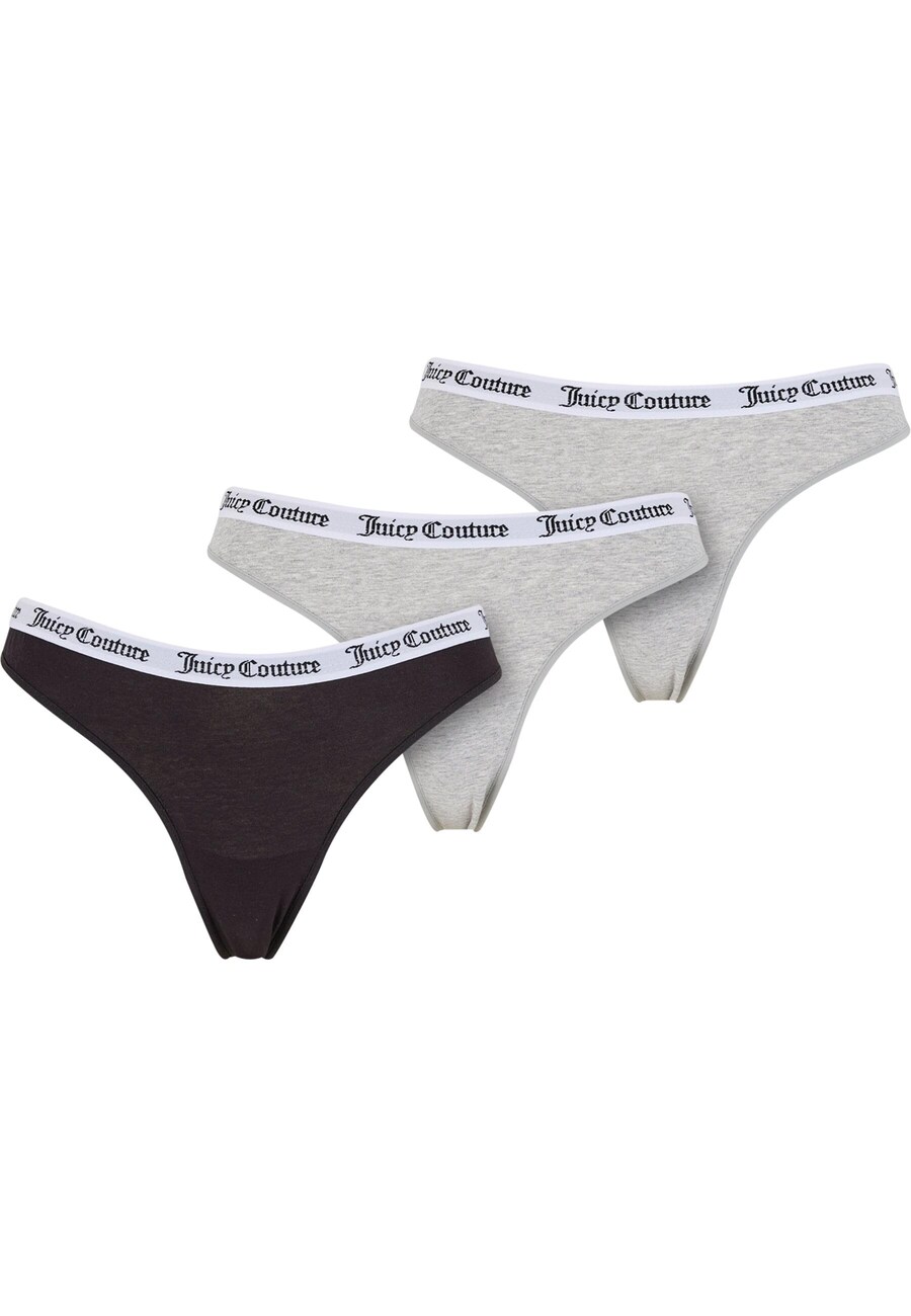 Стринги Juicy Couture Dana, mottled grey/Black 
Стринги Juicy Couture Dana, mottled grey/Black