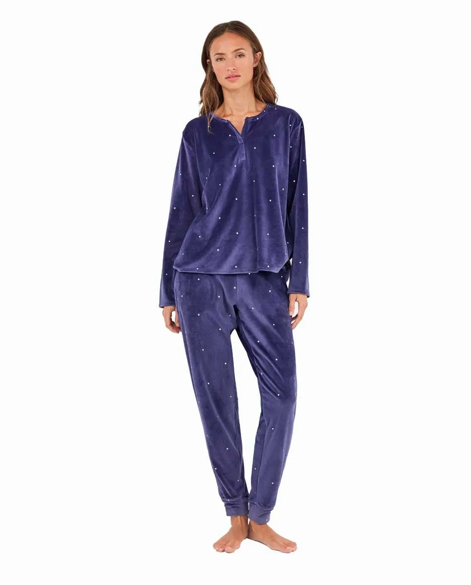 Пижама из эластичного флиса Gisela, темно-синий
Пижама из эластичного флиса Gisela, темно-синий